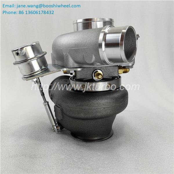 G25-660 Reverse Rotation Floating Bearing Turbo with Internal Wastegate 877895-5009S Cast Iron Turbine Housing V-band AR 0.72 740902-0076